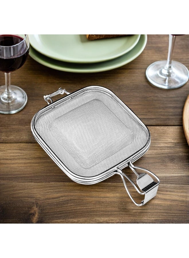 Relex Sandwich Roasting Net Clip Multi-Purpose Baking Tool for Toast BBQ and Vegetable Drying Oven Bread Clip with Hollow Design for Crispy Results Household Kitchen Accessory - Image 5